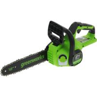 Электрическая цепная пила Greenworks GD24CS30K4 (Цвет: Green)