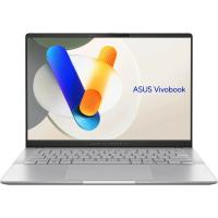 Ноутбук Asus VivoBook S14 OLED M5406WA-PP086W (AMD Ryzen AI 9 HX 370 3.3Ghz / 32Gb LPDDR5x / SSD 1Tb / AMD Radeon 890M / 14" / OLED / 3K (2880x1800) / noOS / silver / WiFi / BT / Cam)