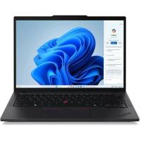 Ноутбук Lenovo ThinkPad T14 G5 (Intel Core Ultra 5 135U 1.6Ghz / 16Gb DDR5 / SSD 256Gb / Intel Graphics / 14" / IPS / WUXGA (1920x1200) / Windows 11 Professional / black / WiFi / BT / Cam)