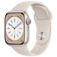 Умные часы Apple Watch Series 8 45mm Aluminum Case with Sport Band M / L (Цвет: Starlight)