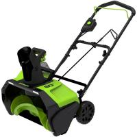 Снегоуборщик электрический Greenworks Garden GD60PSTK4 (Цвет: Green)