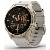Умные часы Garmin Fenix 8 43mm Amoled Sapphire Premium Edition (Цвет: Soft Gold / Gray)