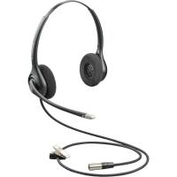 Компьютерная гарнитура Plantronics HW261N-DCDUALCHANNEL, черный
