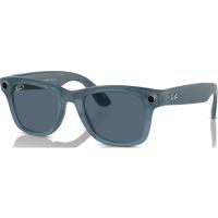 Умные очки Ray-Ban Meta Wayfarer RW4006 (Цвет: Matte Jeans / Polar Dusty Blue)