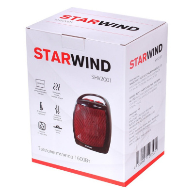 Тепловентилятор Starwind SHV2001, черный