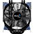 Устройство охлаждения(кулер) Aerocool Verkho 5 DARK Soc-FM2+ / AM2+ / AM3+ / AM4 / 1150 / 1151 / 1155 / 2011 /  4-pin 15-27dB Al+Cu 150W 741gr LED Ret