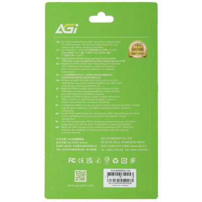 Память DDR4 8Gb 2666MHz AGi AGI266608SD138