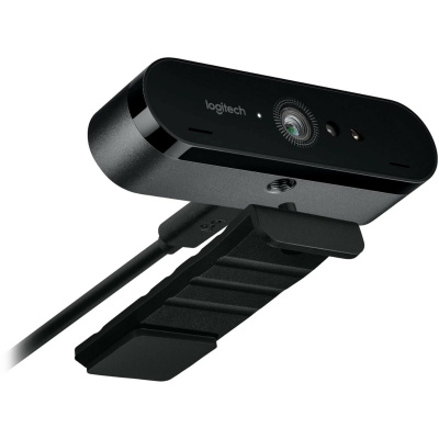 Веб-камера Logitech Brio, черный