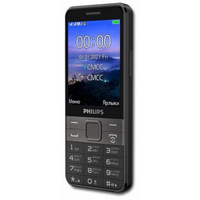 Мобильный телефон Philips Xenium E590, черный