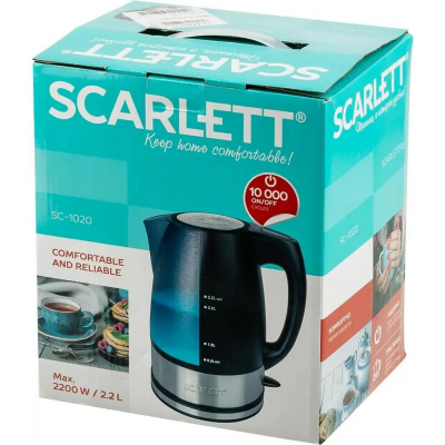 Чайник Scarlett SC-1020, черный