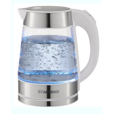Чайник Starwind SKG2011 (Цвет: White / Silver)