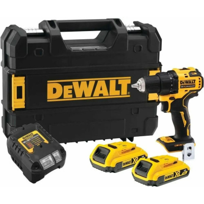 Дрель-шуруповерт DeWalt DCD708D2T-QW (Цвет: Yellow / Black)
