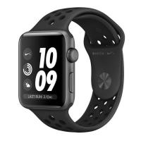 Умные часы Apple Watch Series 3 38mm Aluminum Case with Nike Sport Band (Цвет: Space Gray / Anthracite and Black)