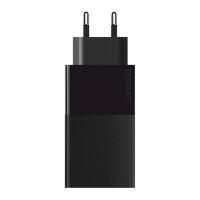 Сетевое зарядное устройство Dismac GaN Power Adapter USB-A + USB-Cx2 65W, черный