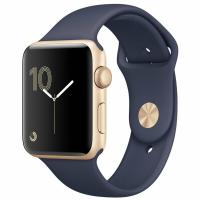 Умные часы Apple Watch Series 1 42mm with Sport Band (Цвет: Gold / Midnight Blue)