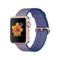 Умные часы Apple Watch Sport 38mm with Woven Nylon Band (Цвет: Rose Gold / Royal Blue)