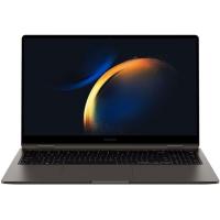 Ноутбук Samsung Galaxy book 3 360 NP750 Core i7 1360P 16Gb SSD512Gb Intel Iris Xe graphics 15.6 AMOLED Touch FHD (1920x1080) Windows 11 Home English 64 dk.grey WiFi BT Cam (NP750QFG-KA2US)