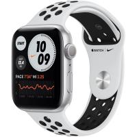 Умные часы Apple Watch SE GPS 44мм Aluminum Case with Nike Sport Band (Цвет: Silver)