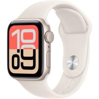 Умные часы Apple Watch SE 3 (2026) 40 mm Starlight Aluminum Starlight Sand Sport Band S / M (MJKR4)