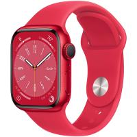 Умные часы Apple Watch Series 8 45mm Aluminum Case with Sport Band M / L (Цвет: Red)