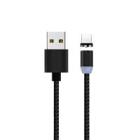 Кабель Devia Gracious Series Magnetic Charging USB to Lightning Cable 1m, черный