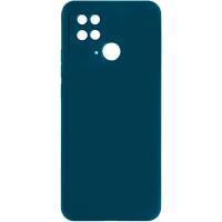 Чехол-накладка Borasco MicroFiber Case для смартфона Xiaomi Redmi 10C (Цвет: Blue)