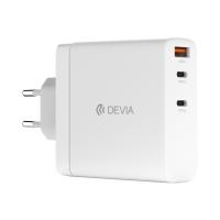 СЗУ Devia PD 140W 2C+A GaN Charger, белый
