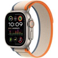 Умные часы Apple Watch Ultra 2 49mm Titanium Case with Trail Loop M / L (Цвет: Orange / Beige)