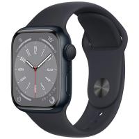 Умные часы Apple Watch Series 8 41mm Aluminum Case with Sport Band M / L (Цвет: Midnight)