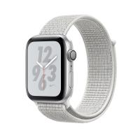 Умные часы Apple Watch Series 4 GPS 40mm Aluminum Case with Nike Sport Loop (Цвет: Silver / Summit White)