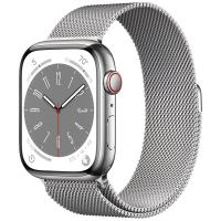 Умные часы Apple Watch Series 8 41mm Stainless Steel Case with Milanese Loop (Цвет: Silver)