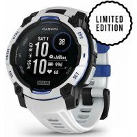 Умные часы Garmin Instinct 3 45mm Amoled (Цвет: Whitestone / Bolt Blue)