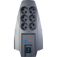 Сетевой фильтр Pilot X-Pro 3м (6 розеток) серый (коробка)