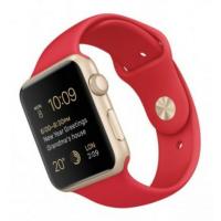 Умные часы Apple Watch Sport 42mm with Sport Band (Цвет: Gold / Red)