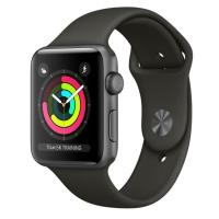 Умные часы Apple Watch Series 3 42mm Aluminum Case with Sport Band (Цвет: Space Gray / Gray)