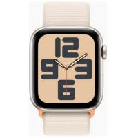 Умные часы Apple Watch SE (2023) 44mm Aluminum Case with Sport Loop (Цвет: Starlight)