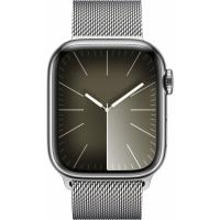 Умные часы Apple Watch Series 9 41mm Cellular Stainless Steel Case with Milanese Loop (Цвет: Silver)