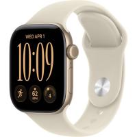 Умные часы Apple Watch Series 12 46mm Aluminium Case with Sport Band S / M (Цвет: Light Gold / Sand)