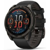 Умные часы Garmin Fenix 8 47mm Amoled Sapphire DLC (Цвет: Titanium Carbon Gray)