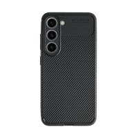 Чехол-накладка Devia Carbon Fiber Texture Shockproof Case для смартфона Samsung Galaxy S23, черный