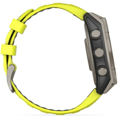 Умные часы Garmin Fenix 8 47mm Solar Sapphire (Цвет: Titanium Yellow)