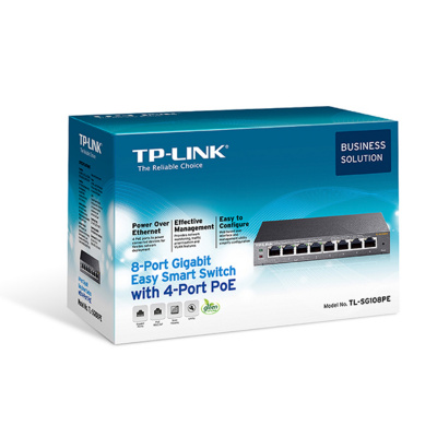 Коммутатор управляемый TP-Link TL-SG108PE