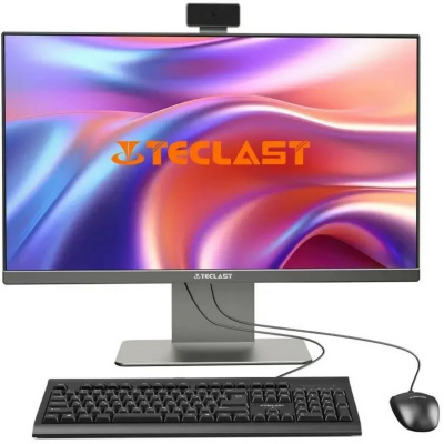 Моноблок Teclast V24 Air (Intel Core i7 12700 2.1Ghz / 16Gb DDR4 / SSD1Tb / Intel UHD Graphics 770 / 23.8" / IPS / FHD (1920x1080) / Windows 11 Pro / keyboard+mouse / gray / WiFi / BT / Cam)