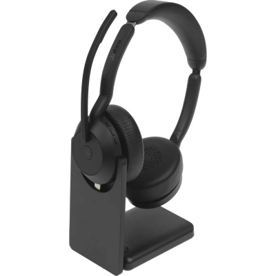 Компьютерная гарнитура Jabra Evolve2 55 Link380c MS Stand, черный