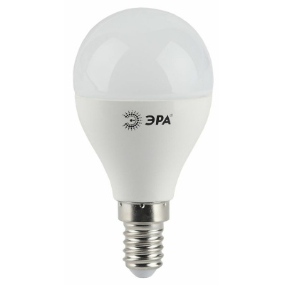 Лампа светодиодная Эра P45-9W-827-E14 9Вт цоколь:E14 2700K колба:P45 (упак.:3шт)