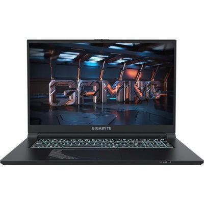 Ноутбук Gigabyte G7 MF Core i5 12500H 16Gb SSD512Gb NVIDIA GeForce RTX4050 6Gb 17.3 IPS FHD (1920x1080) Free DOS black WiFi BT Cam (MF-E2KZ213SD)