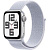 Умные часы Apple Watch SE (2024) 40mm Aluminum Case with Sport Loop (Цвет: Silver / Blue Cloud)