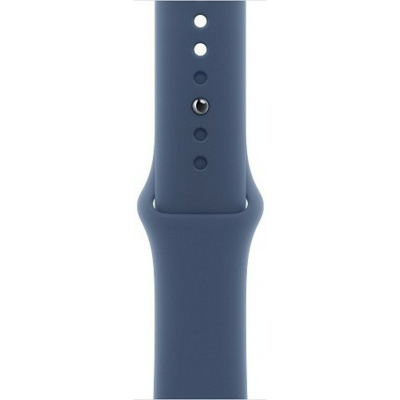 Умные часы Apple Watch Series 10 42mm Aluminum Case with Sport Band S / M (Цвет: Silver / Denim)