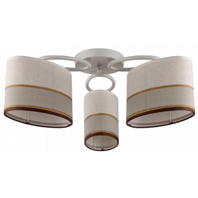 Люстра MARKEL 1154 / 3C (Цвет: White  /  Coffee)