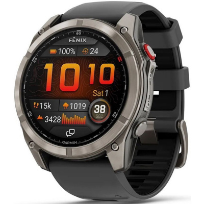 Умные часы Garmin Fenix 8 Pro 51mm Amoled Sapphire (Цвет: Titanium Graphite / Black)